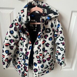 Burton Kids Colorful Patterned Puffer Jacket